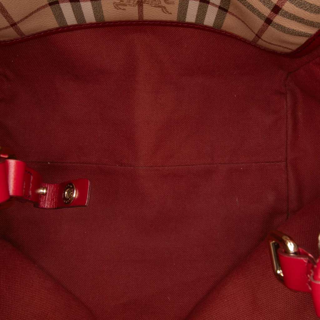 Burberry Small Haymarket Check Coated Canvas Canterbury Tote - 4