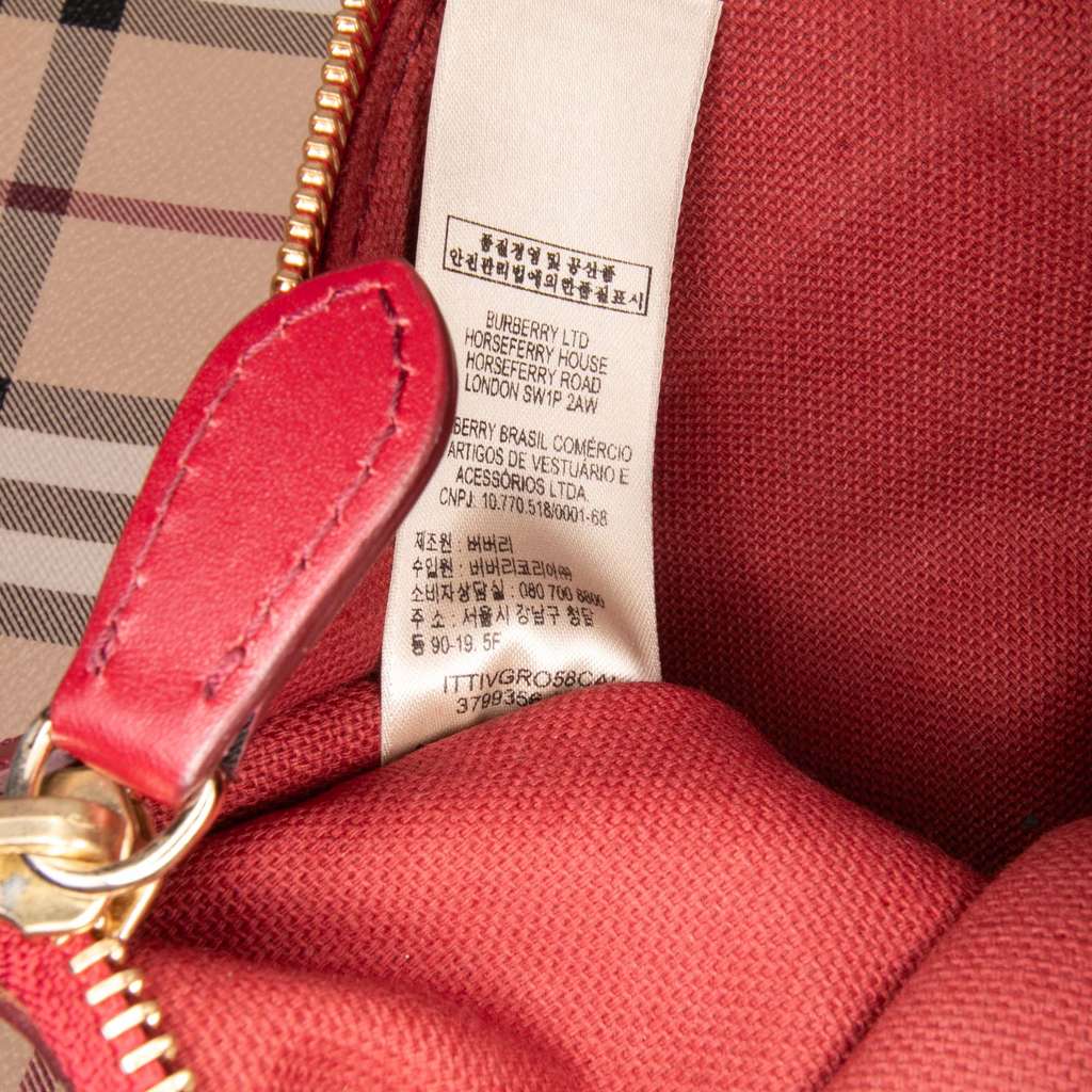Burberry Small Haymarket Check Coated Canvas Canterbury Tote - Detail 1