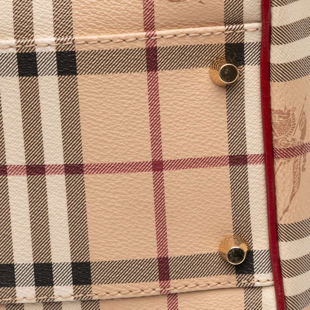 Burberry Small Haymarket Check Coated Canvas Canterbury Tote - Detail 2