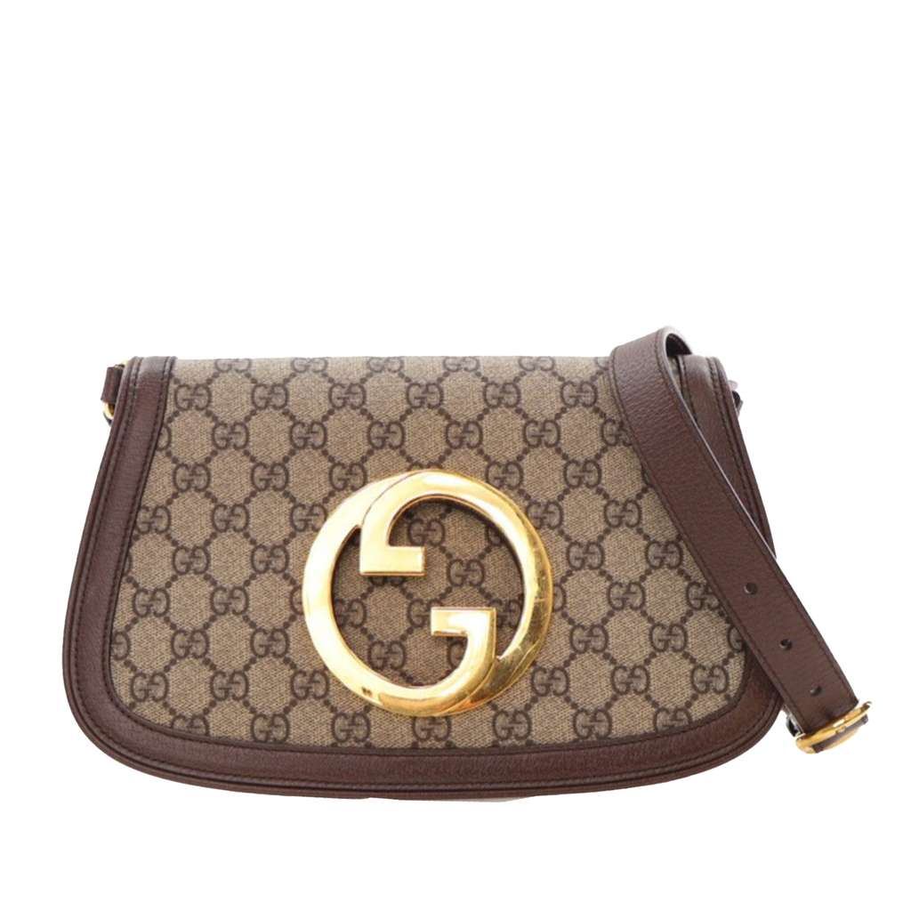 Gucci Small GG Supreme Blondie Chain Satchel