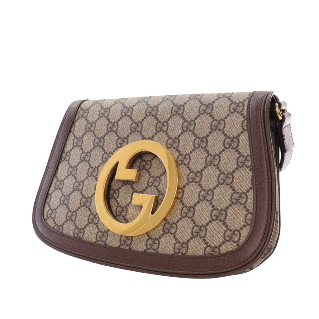 Gucci Small GG Supreme Blondie Chain Satchel - Image 6
