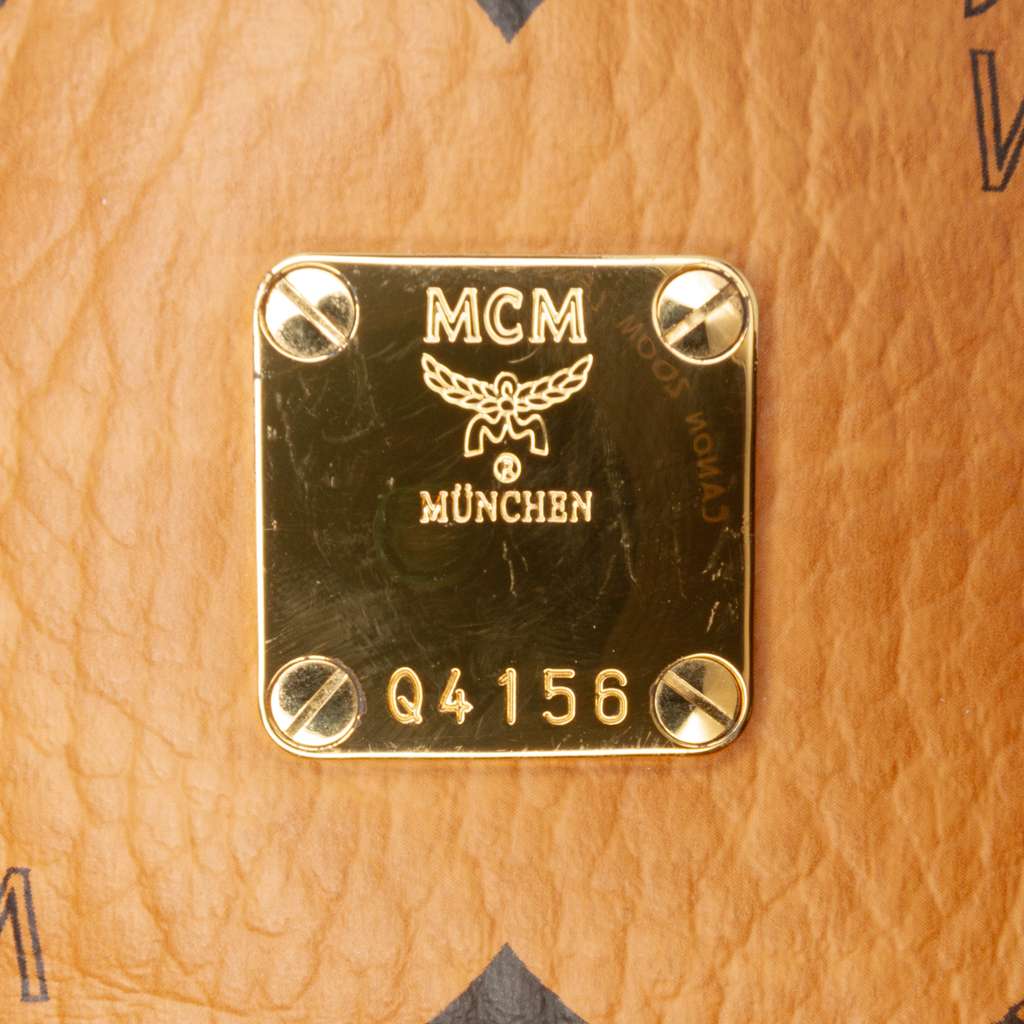 Mcm Mini Visetos Coated Canvas Toni Top Zip Shopper Tote - Detail 1