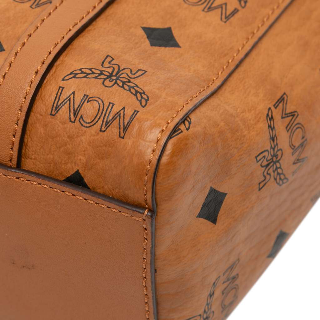 Mcm Mini Visetos Coated Canvas Toni Top Zip Shopper Tote - Image 10