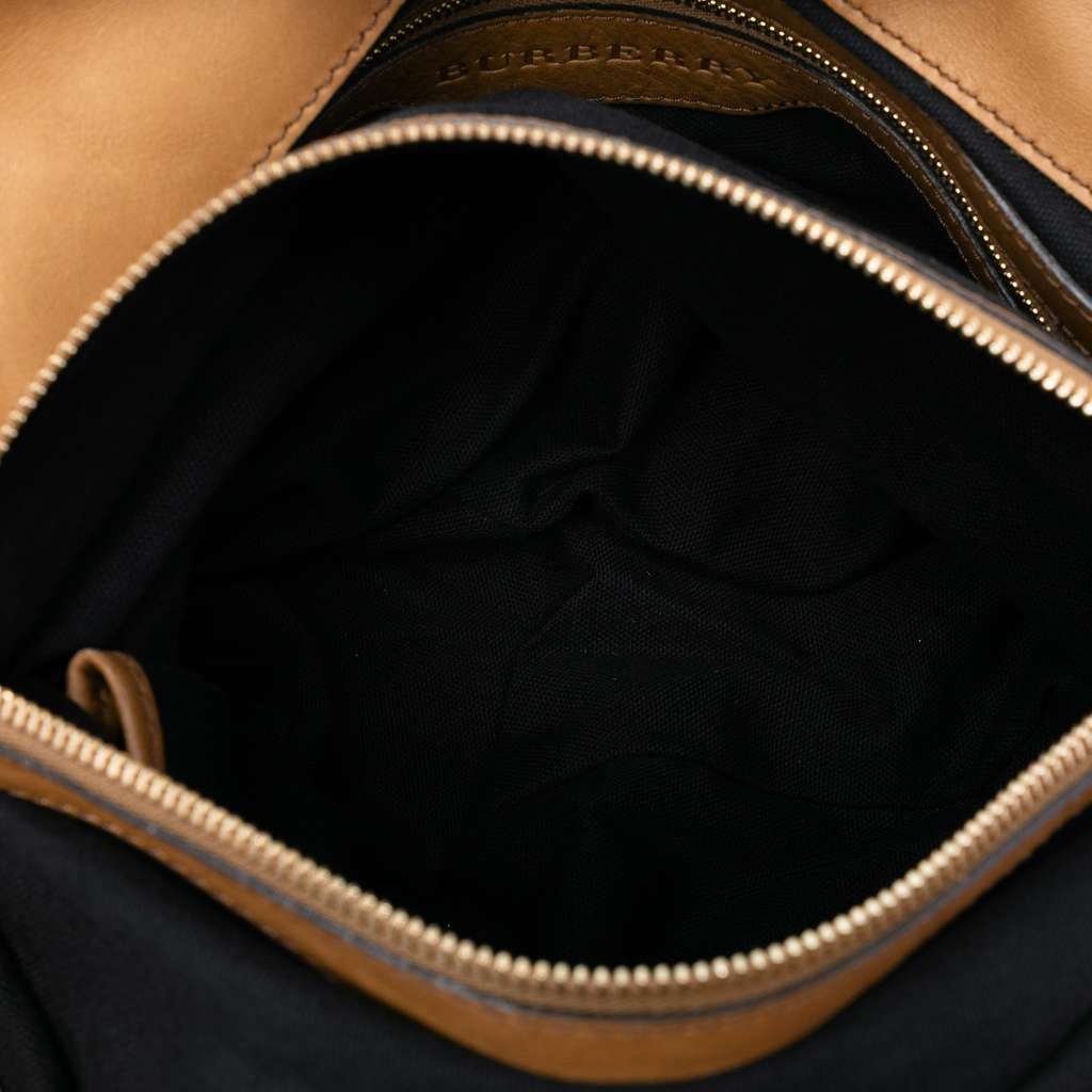 Burberry House Check Canvas Brecon Satchel - 4