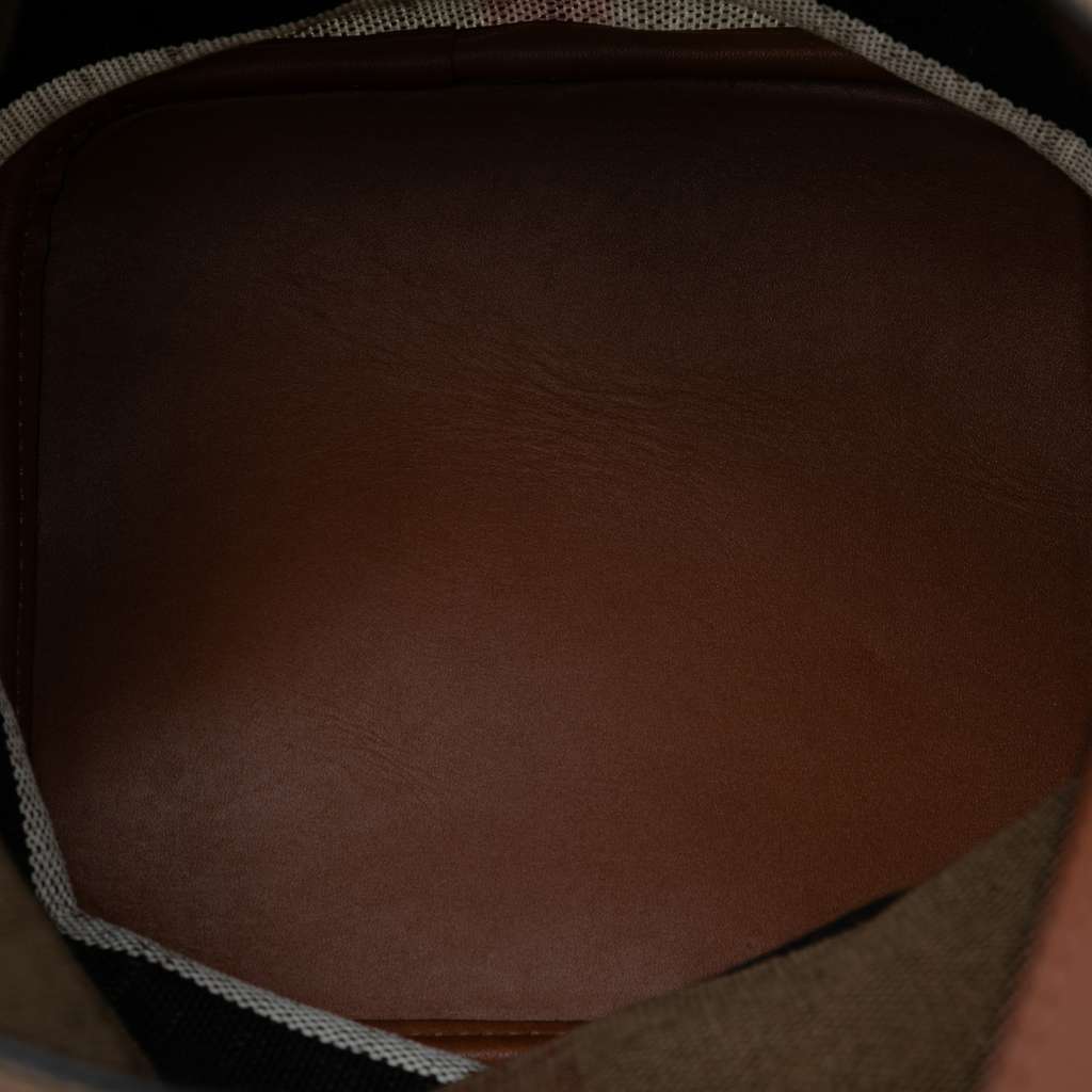 Burberry Mini Mega Check Canvas Ashby Tassel Bucket Bag - 4