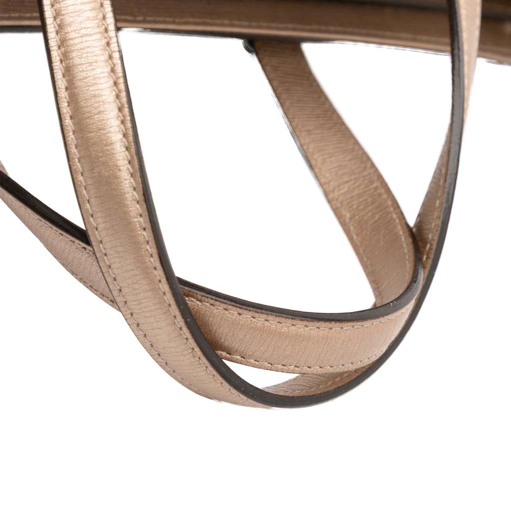 Gucci Leather Bright Bit Satchel - Image 13