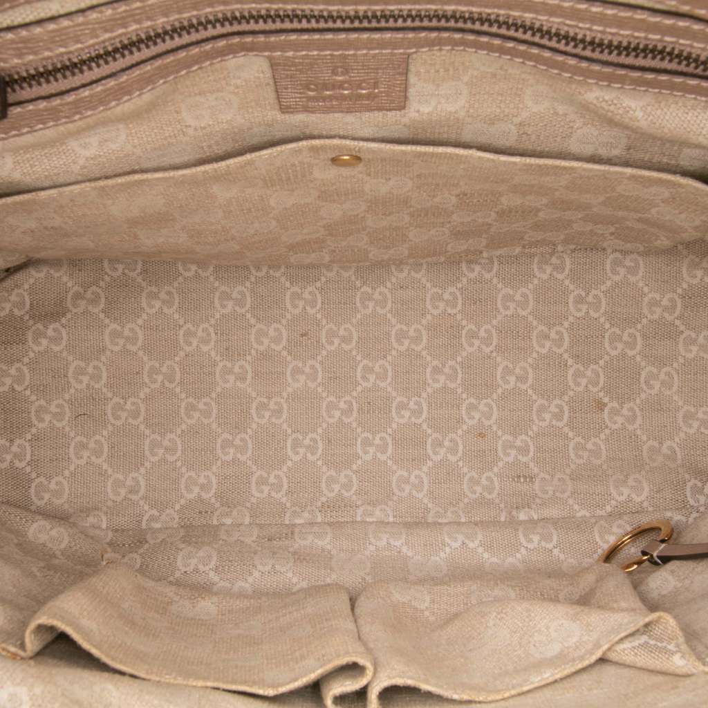 Gucci Leather Bright Bit Satchel - 4