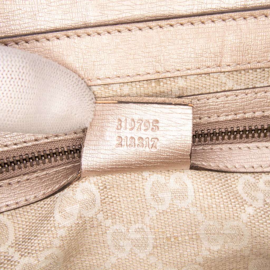 Gucci Leather Bright Bit Satchel - Detail 1