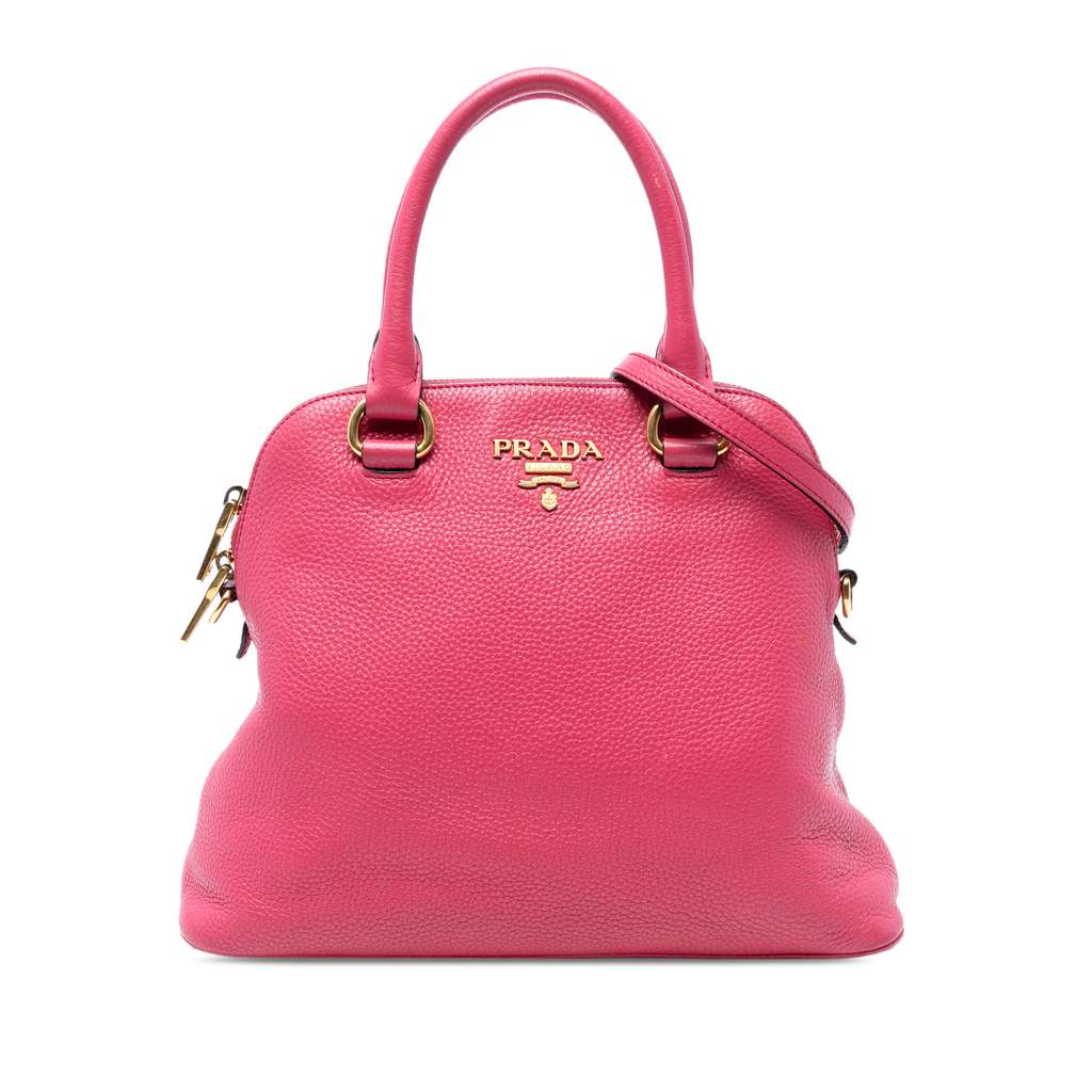 Prada Vitello Daino Dome Satchel