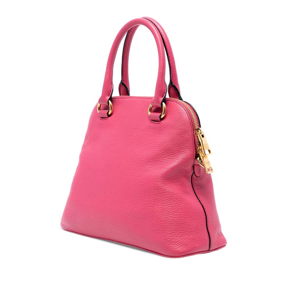 Prada Vitello Daino Dome Satchel - Back view