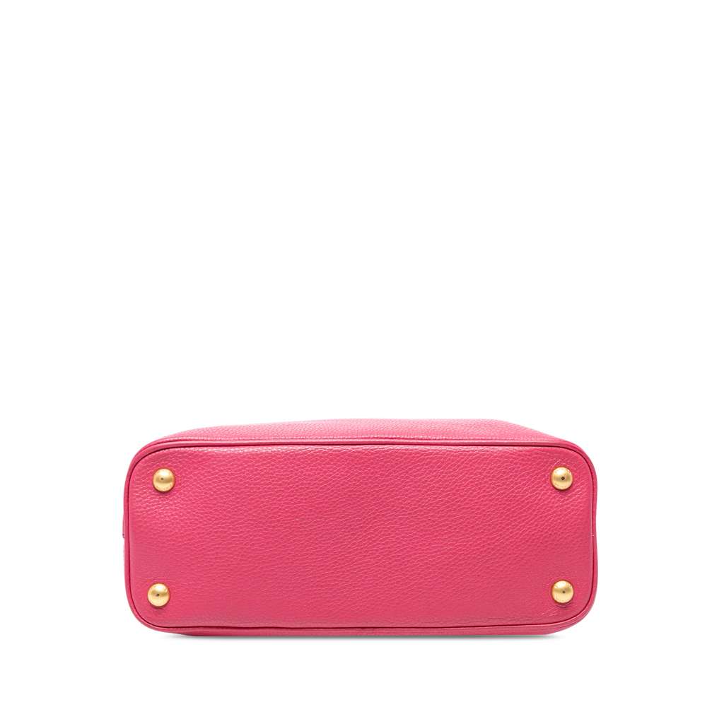 Prada Vitello Daino Dome Satchel - Image 6