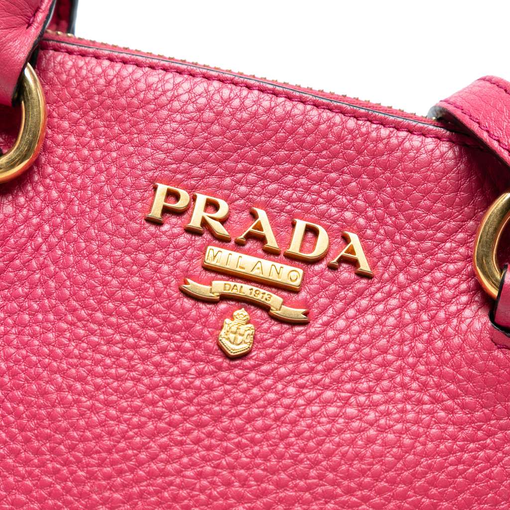 Prada Vitello Daino Dome Satchel - Side view