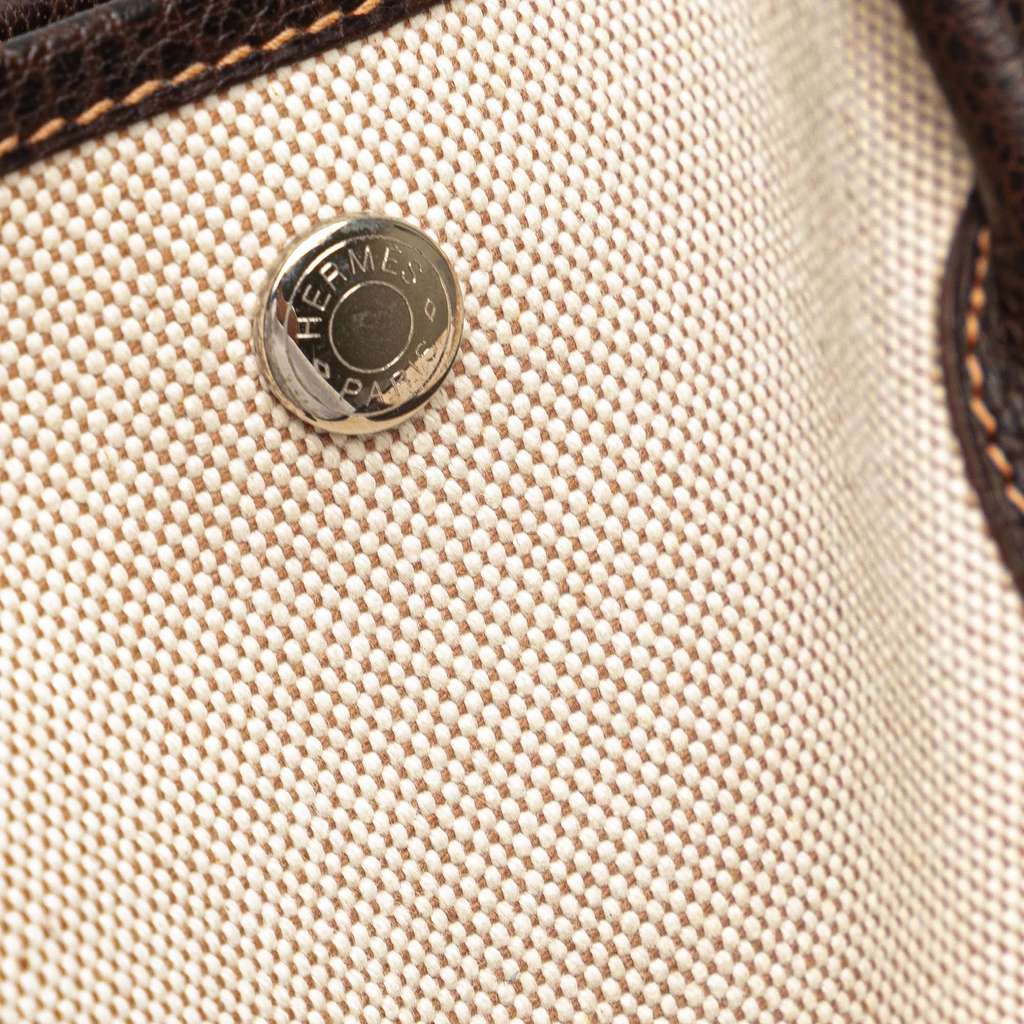 Hermès Toile and Buffalo Leather Garden File 37 - Detail 1
