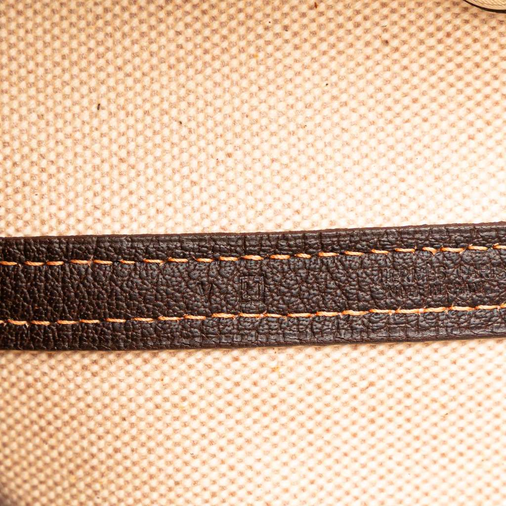 Hermès Toile and Buffalo Leather Garden File 37 - Detail 2