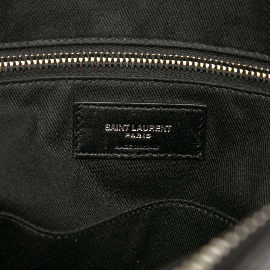 Saint Laurent Crocodile Embossed Leather Sac de Jour Briefcase - Side view