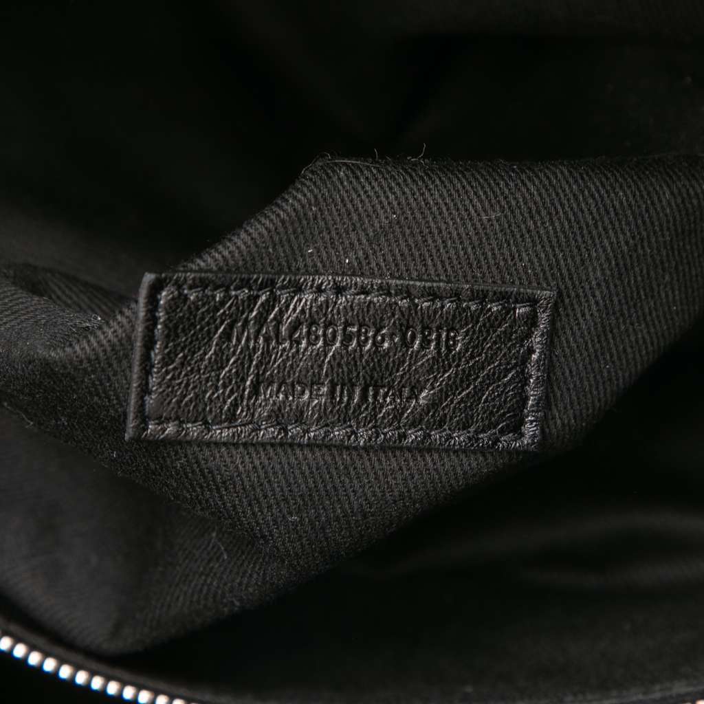 Saint Laurent Crocodile Embossed Leather Sac de Jour Briefcase - Detail 1