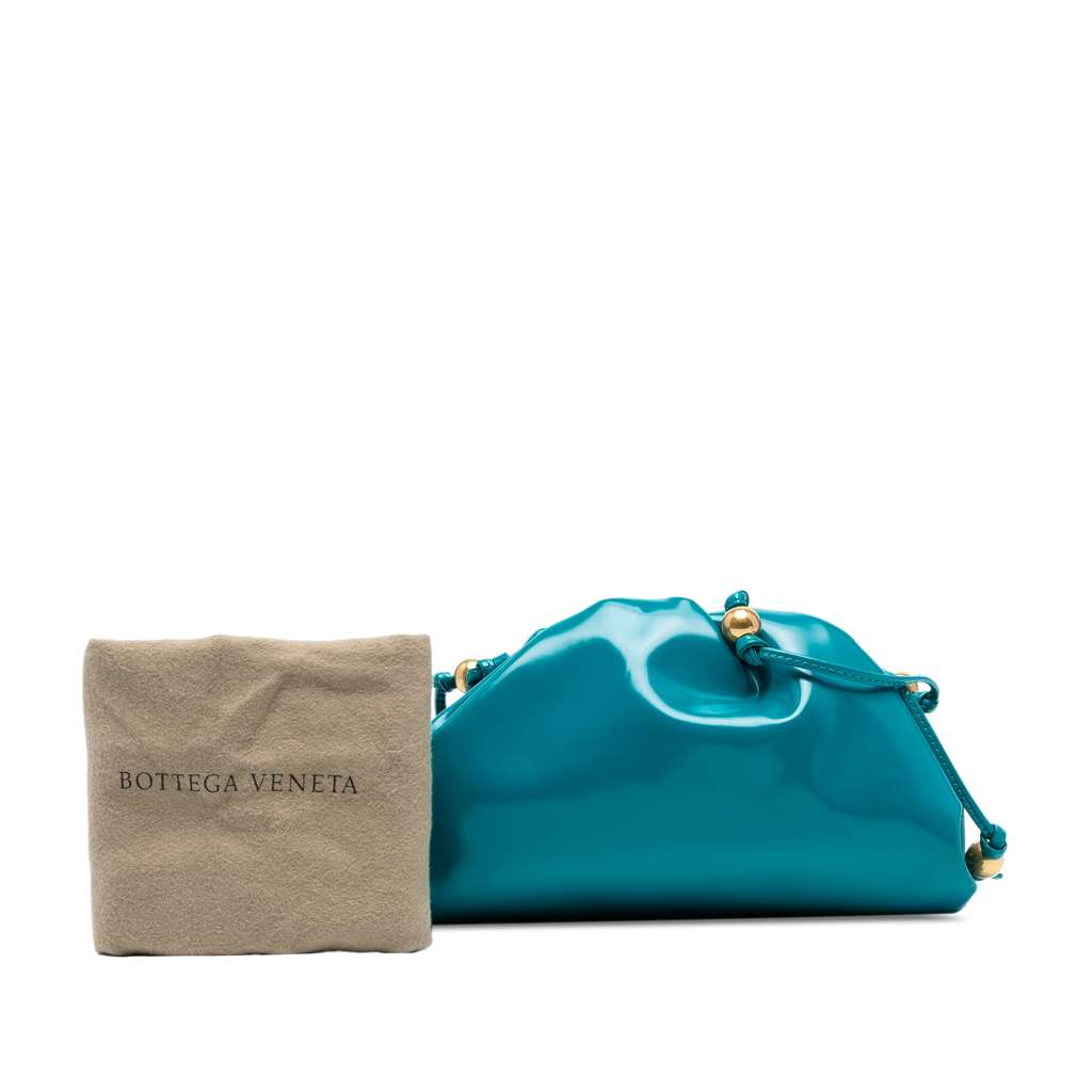 Bottega Veneta Patent Beaded Strap The Mini Pouch Crossbody - Image 10