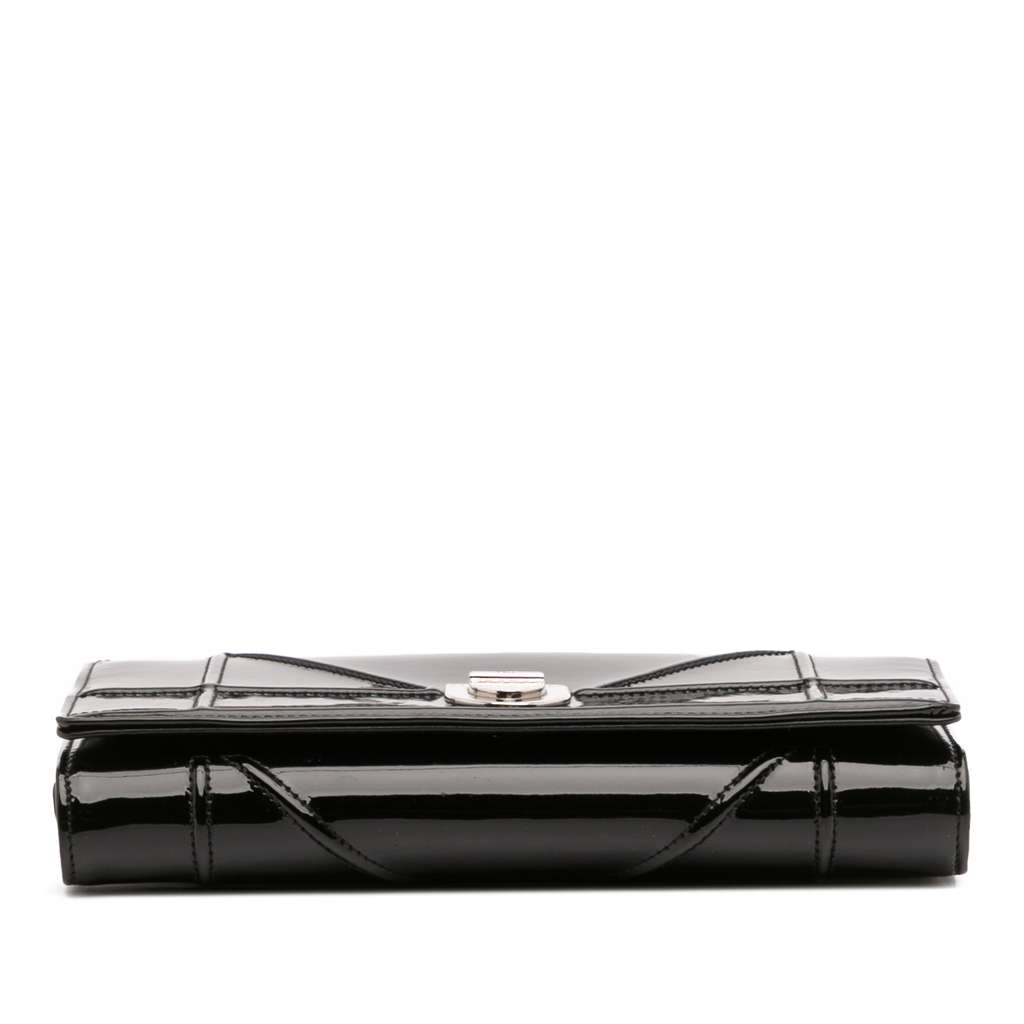 Dior Patent Diorama Croisiere Wallet On Chain - Image 6