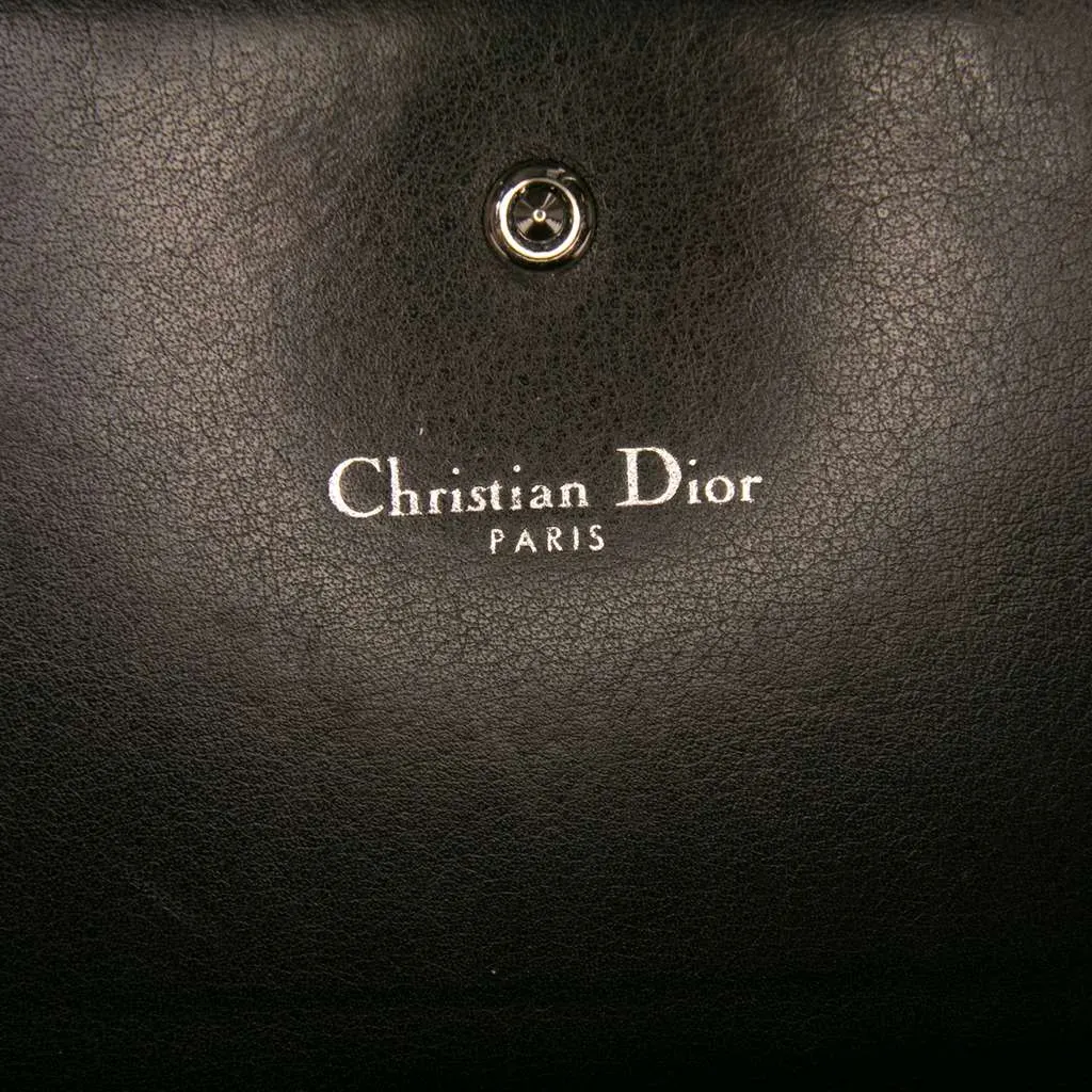 Dior Patent Diorama Croisiere Wallet On Chain Black Leather Good - Box View