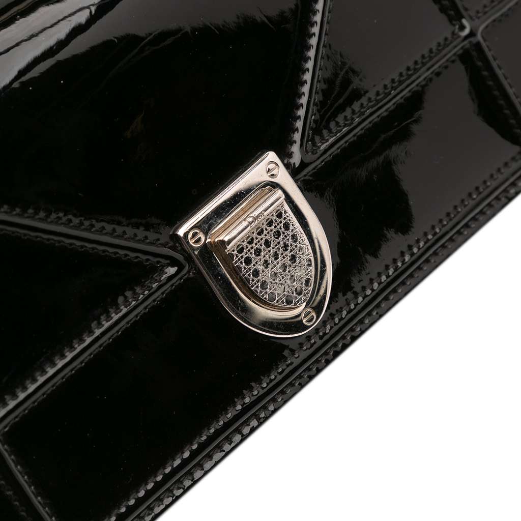 Dior Patent Diorama Croisiere Wallet On Chain - Detail 2
