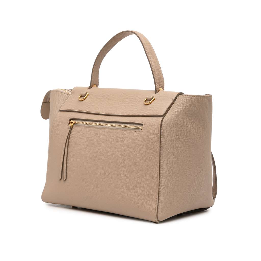 Celine Mini Grained Calfskin Belt Bag - Back view