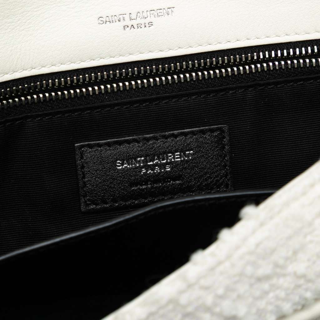 Saint Laurent Medium Tweed Niki Shoulder Bag - Side view