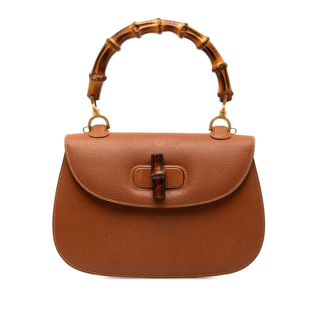 Gucci Grained Calfskin Bamboo Night