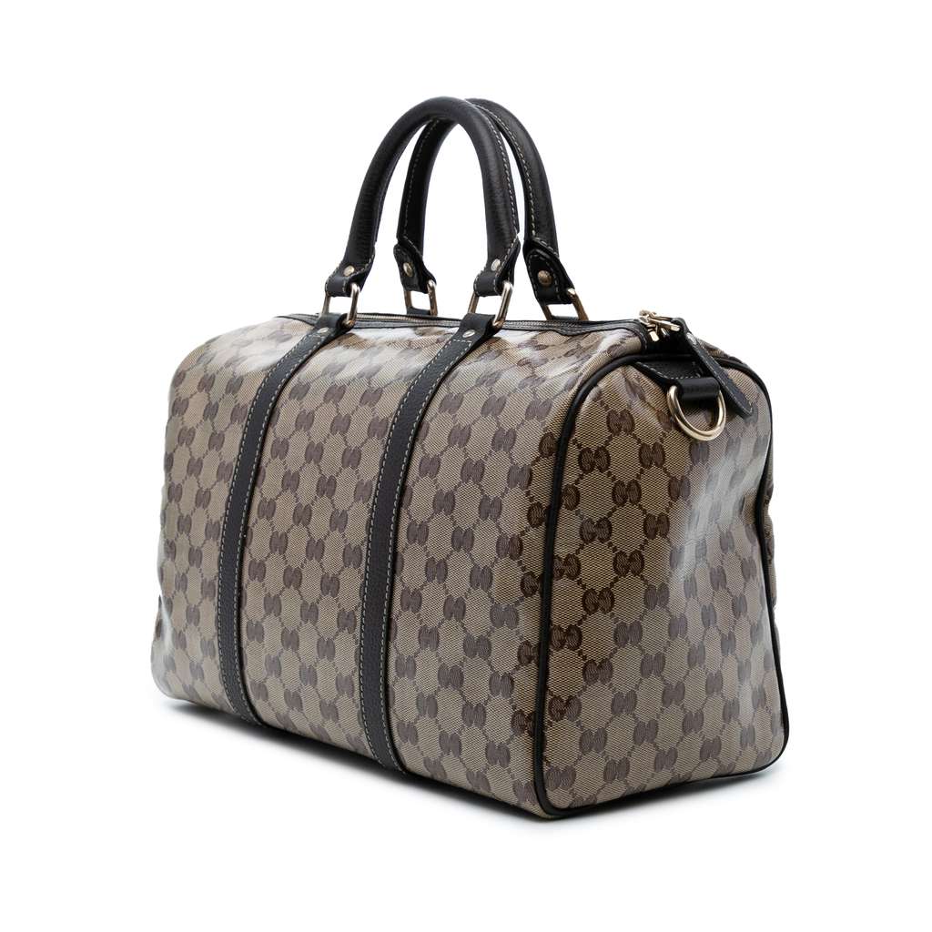 Gucci Medium GG Crystal Joy Boston Bag - Back view