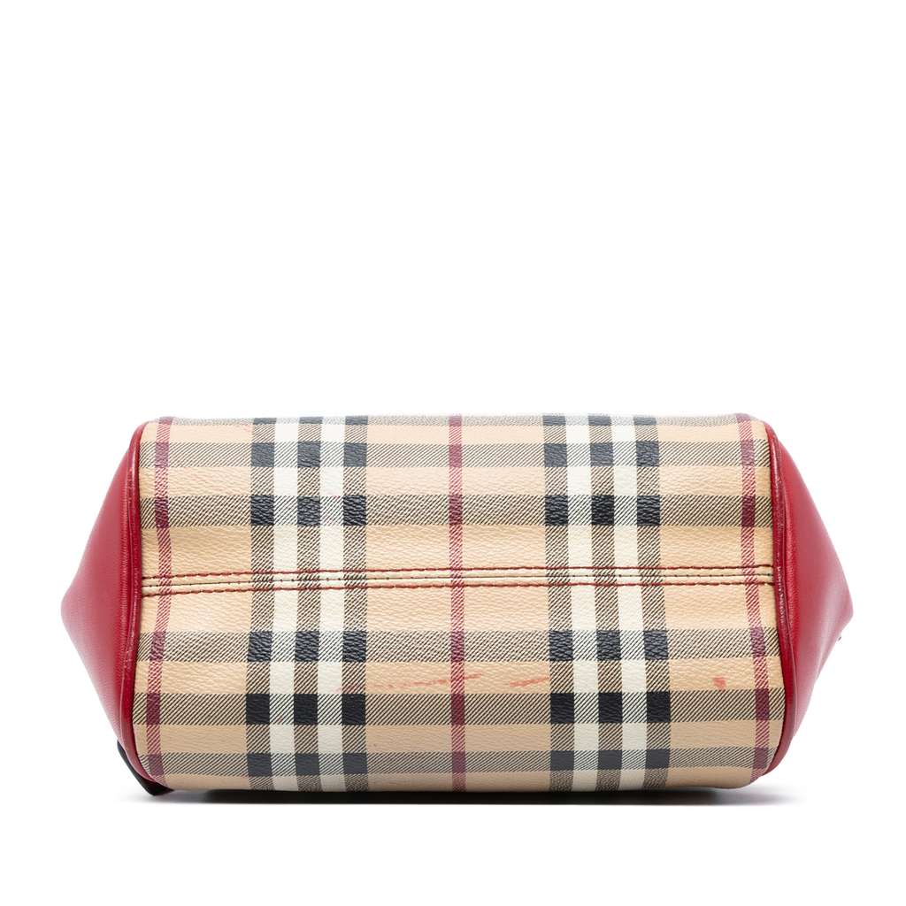 Burberry Mini Haymarket Check Coated Canvas Blaze Crossbody - Image 6
