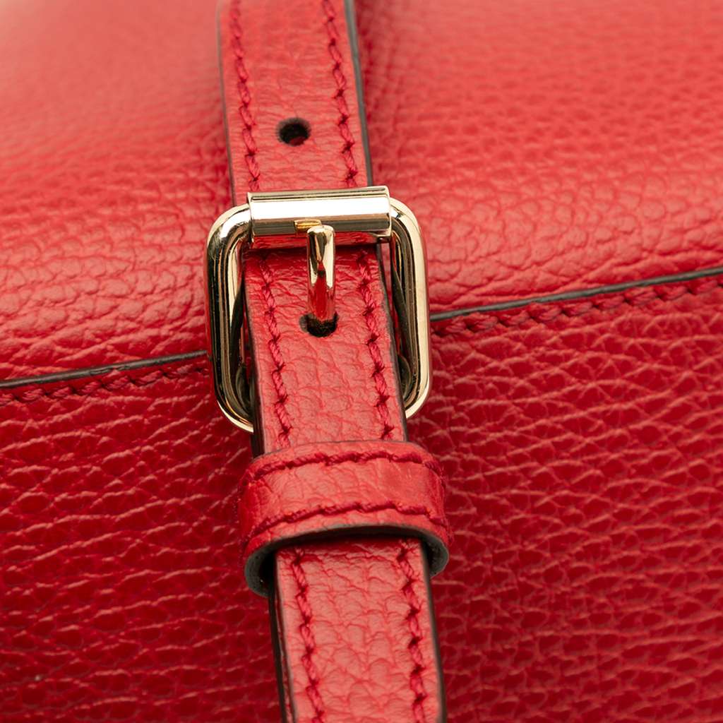 Gucci Dollar Calfskin GG Charm Satchel - Image 13