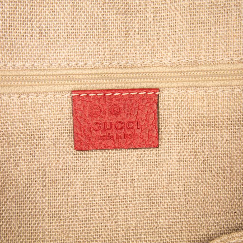 Gucci Dollar Calfskin GG Charm Satchel - Side view