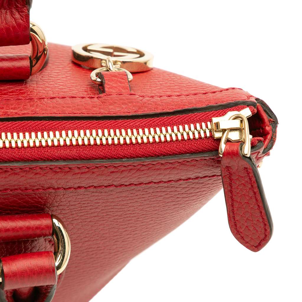 Gucci Dollar Calfskin GG Charm Satchel - Detail 2
