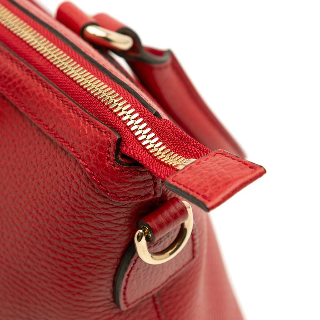 Gucci Dollar Calfskin GG Charm Satchel - Image 10