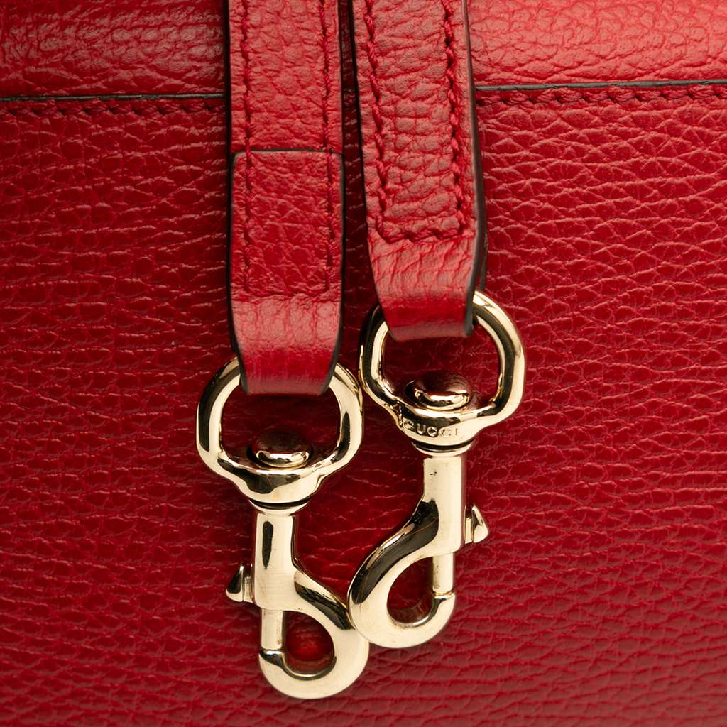 Gucci Dollar Calfskin GG Charm Satchel - Image 12