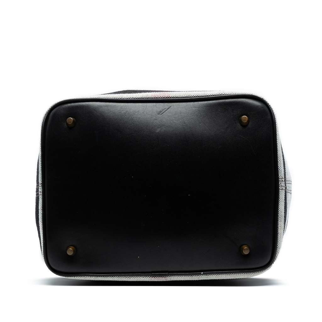 Burberry Medium Mega Check Canvas Ashby Bucket Bag - Image 6