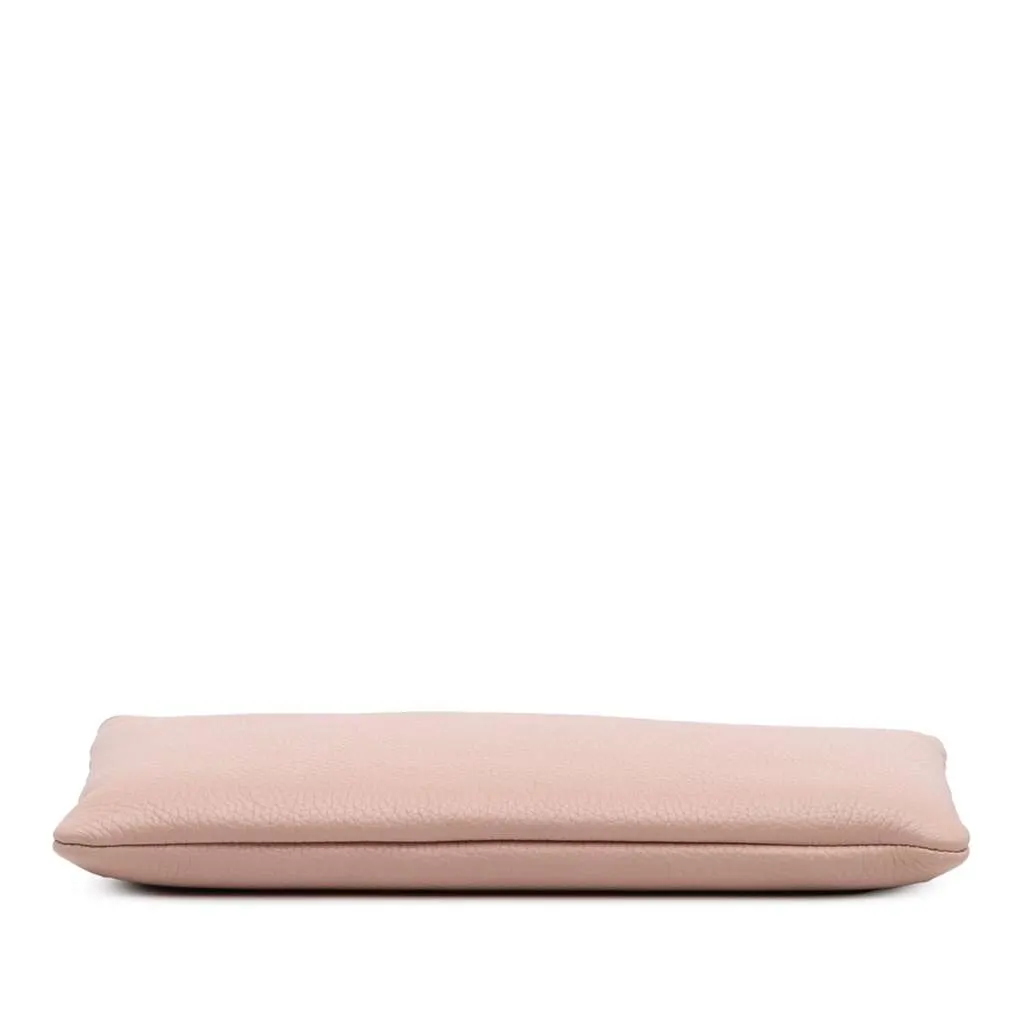Gucci Leather Blind For Love Clutch Pink Leather Good - Inside View
