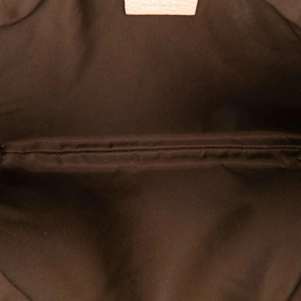 Gucci Leather Blind For Love Clutch Pink Leather Good - Model View