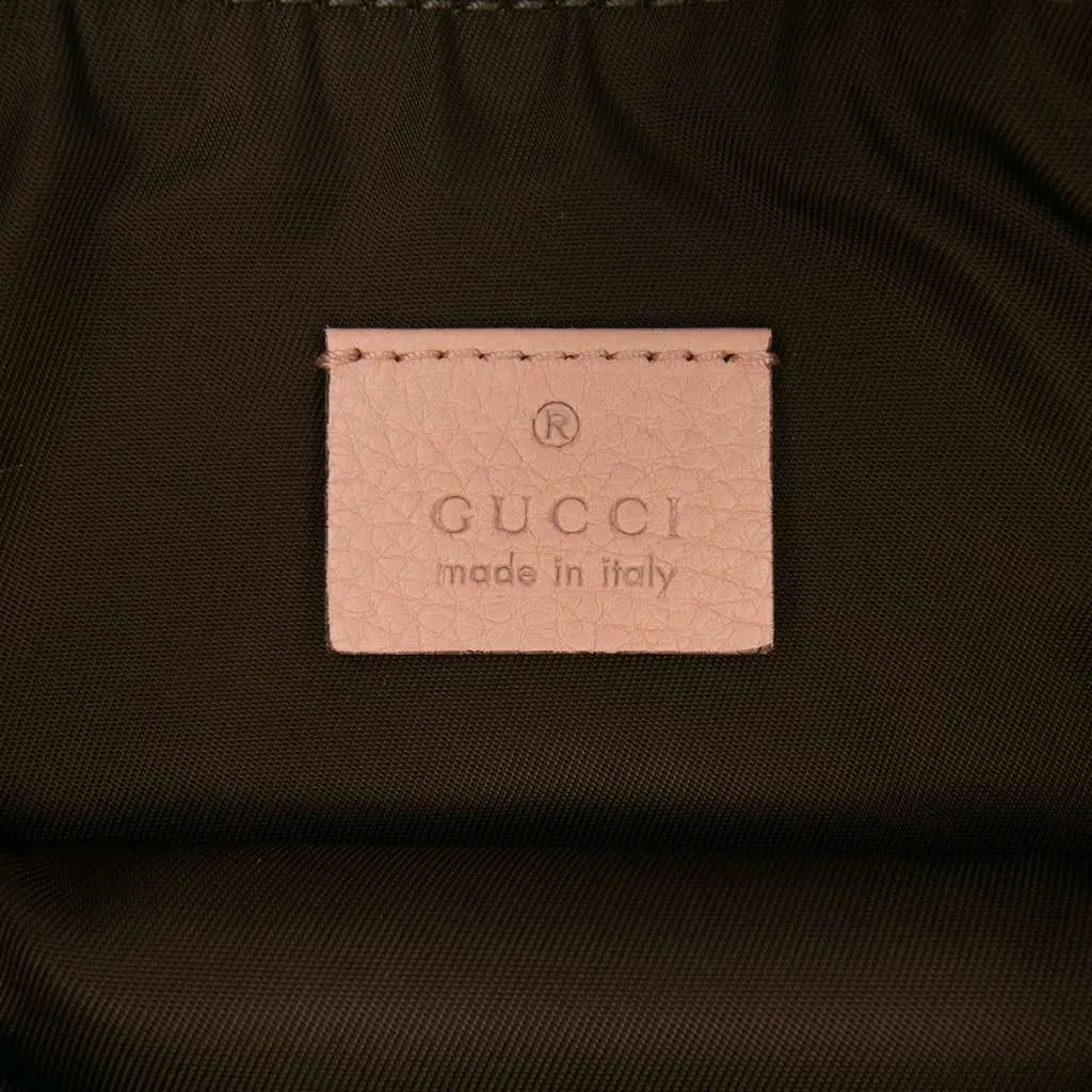 Gucci Leather Blind For Love Clutch Pink Leather Good - Box View
