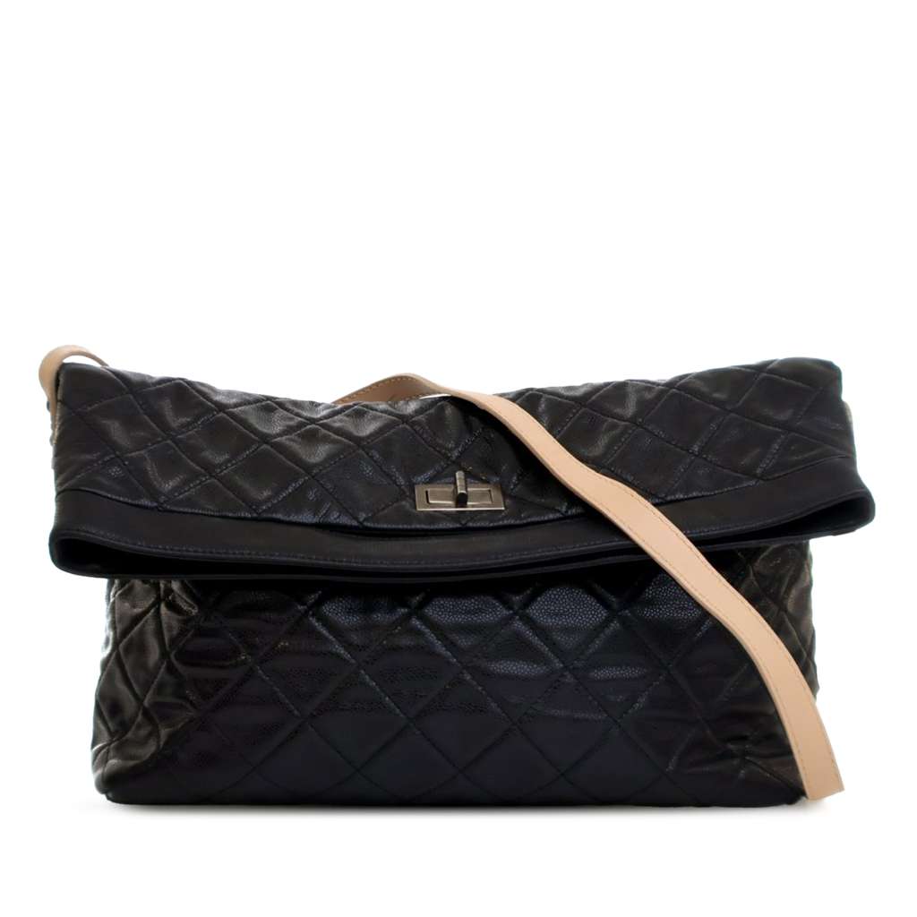 Chanel Reissue Quilted Caviar Messenger Flap