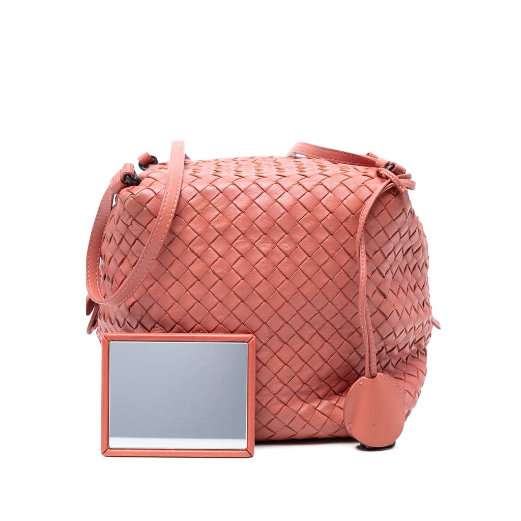 Bottega Veneta Nappa Intrecciato Cube Crossbody - Image 10