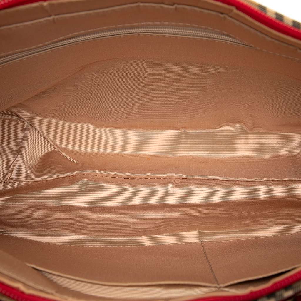 Burberry Haymarket Check Canvas Handbag - 4