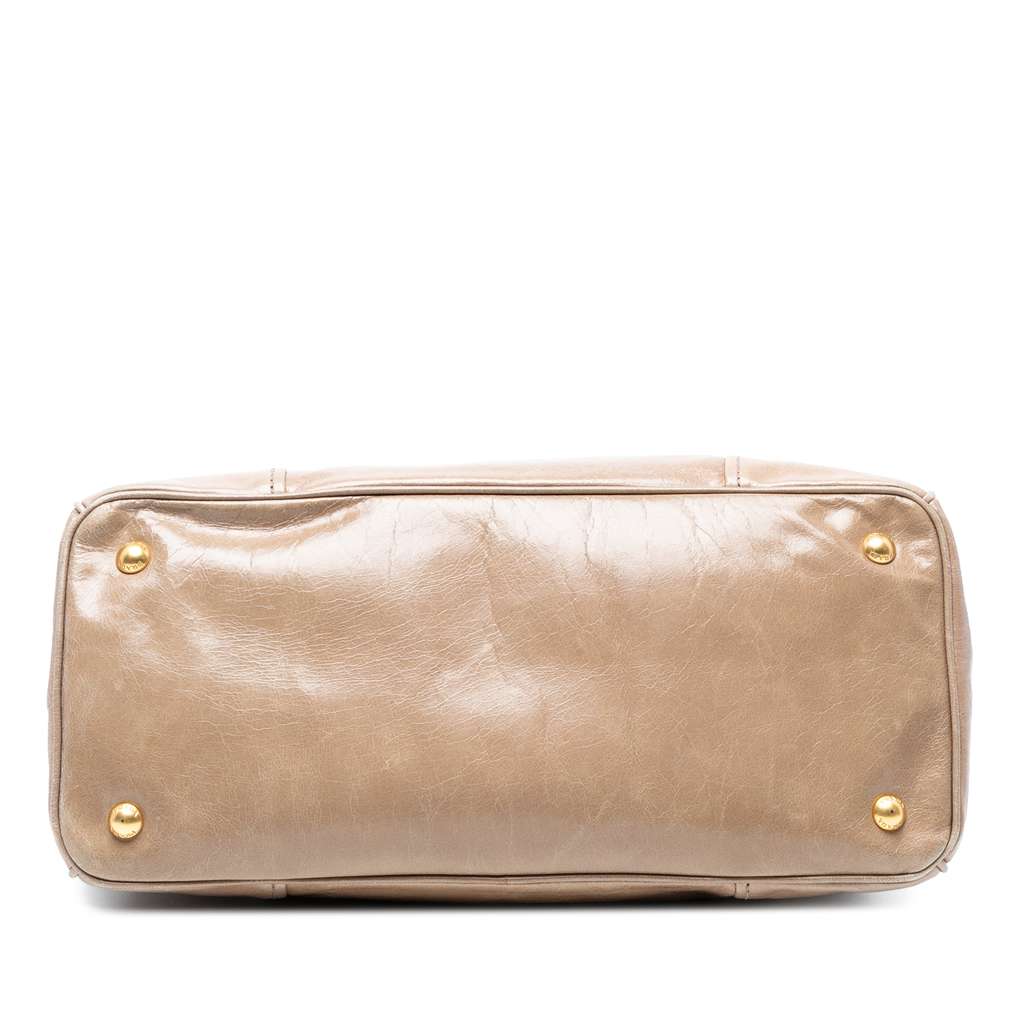 Prada Vitello Shine Open Convertible Tote - Image 6