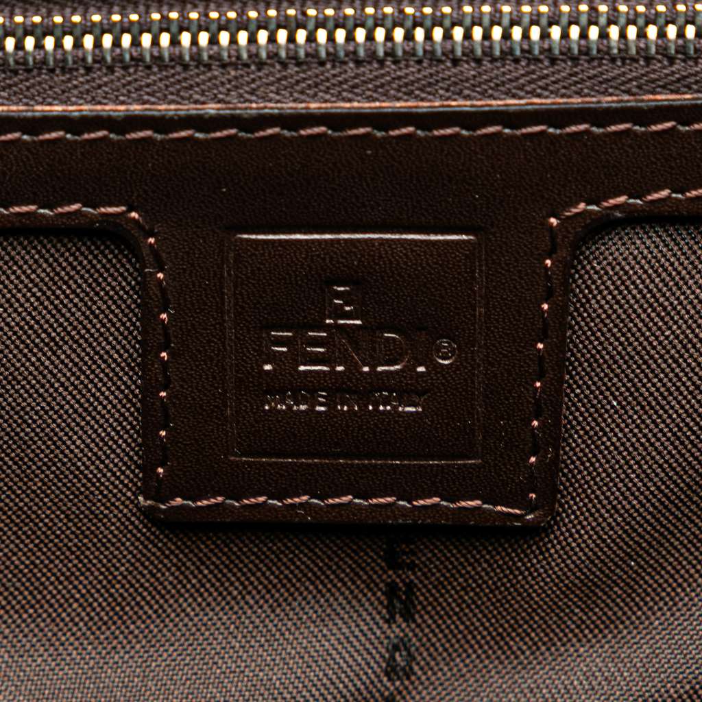 Fendi Large Zucca Canvas Twins Tote - Side view