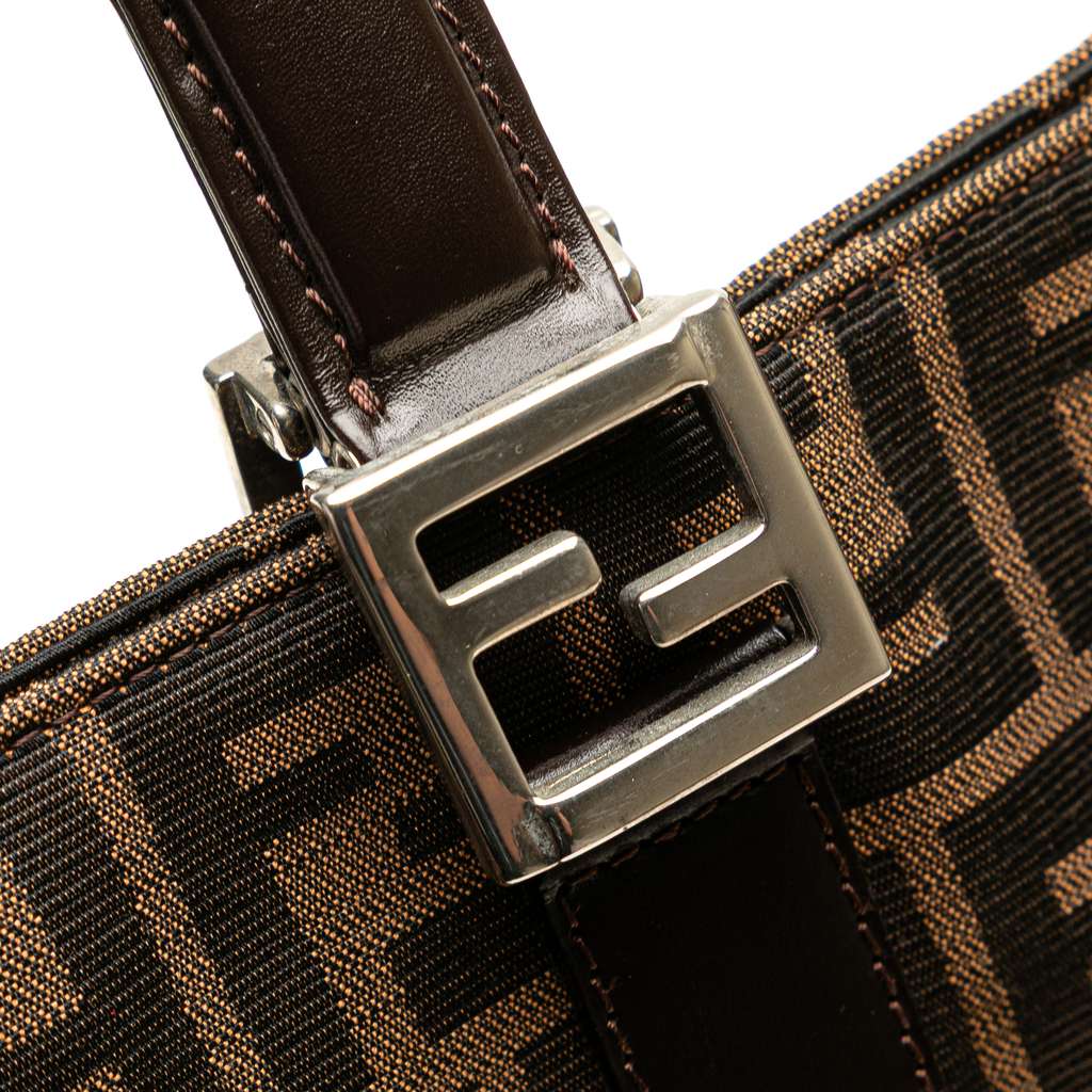 Fendi Large Zucca Canvas Twins Tote - Image 10