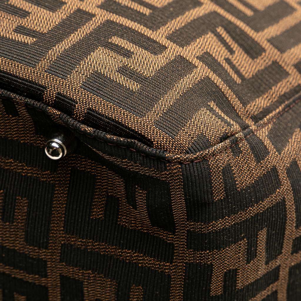 Fendi Large Zucca Canvas Twins Tote - Image 12