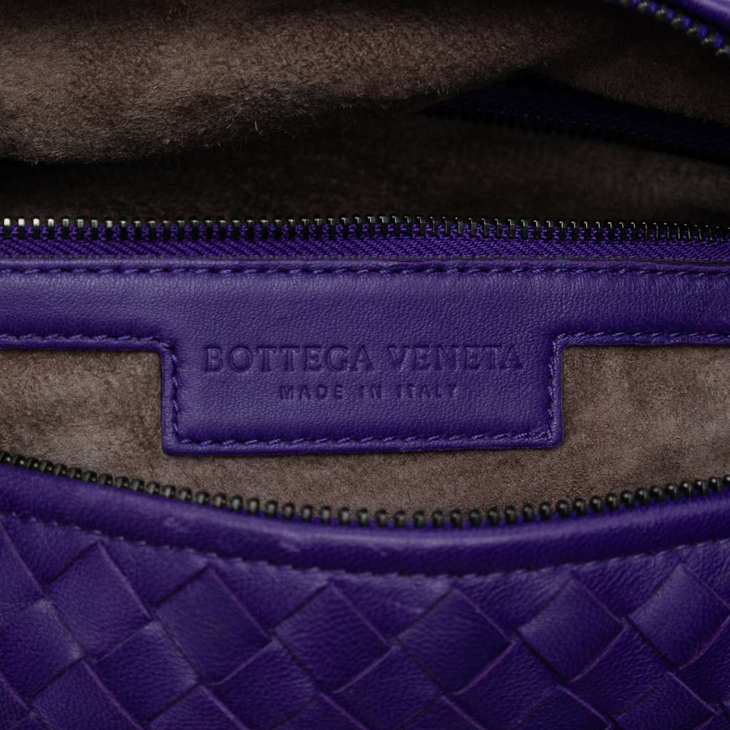 Bottega Veneta Nappa Intrecciato Montaigne Shoulder Bag - Side view