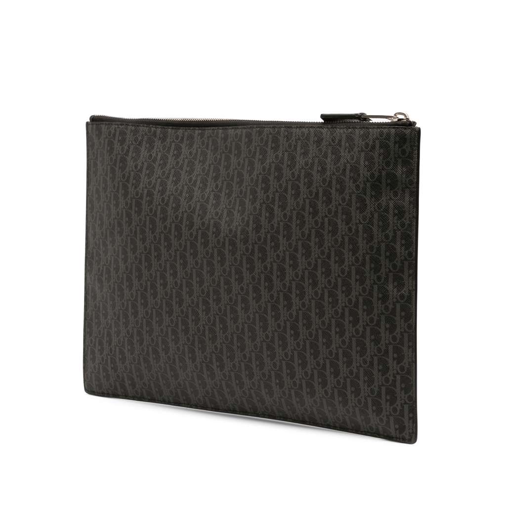 Dior Diorissimo Trotter Coated Canvas Painted Clutch - Back view