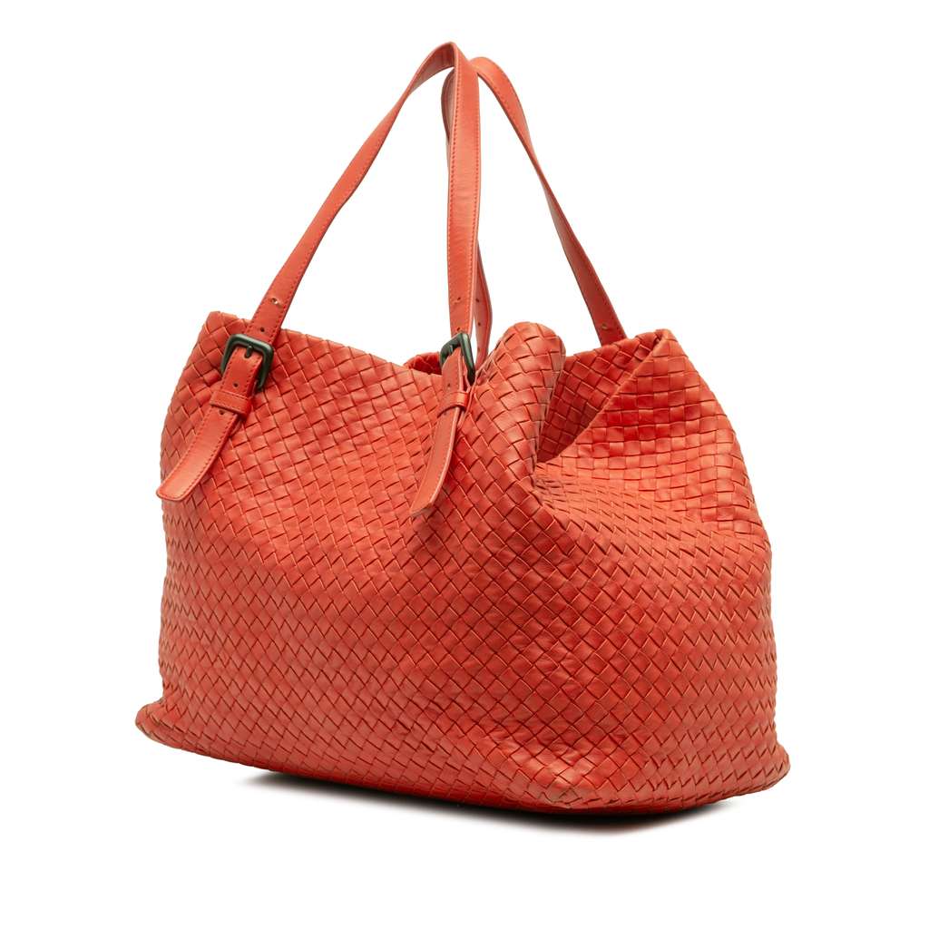 Bottega Veneta Large Nappa Intrecciato Cesta Tote - Back view