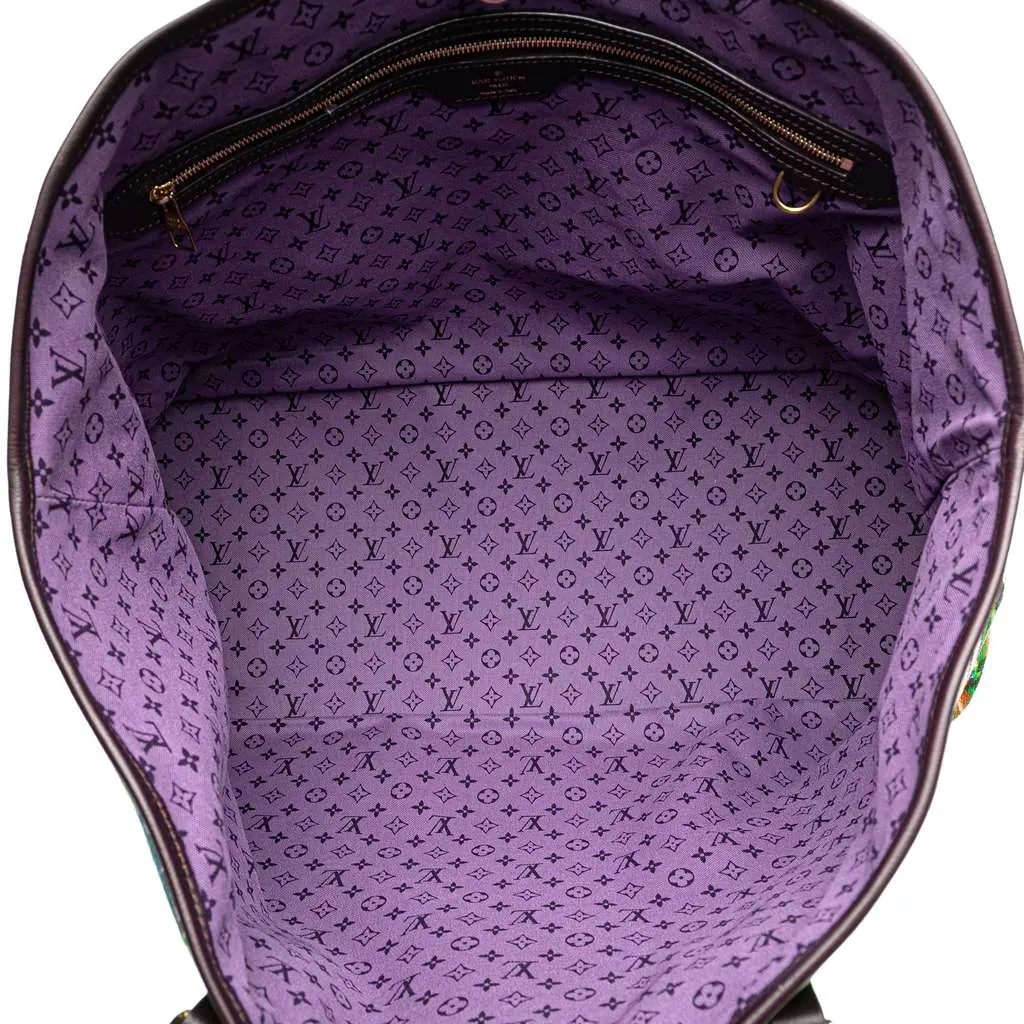 Louis Vuitton Ailleurs Cabas Promenade GM Blue Canvas Very good - Model View