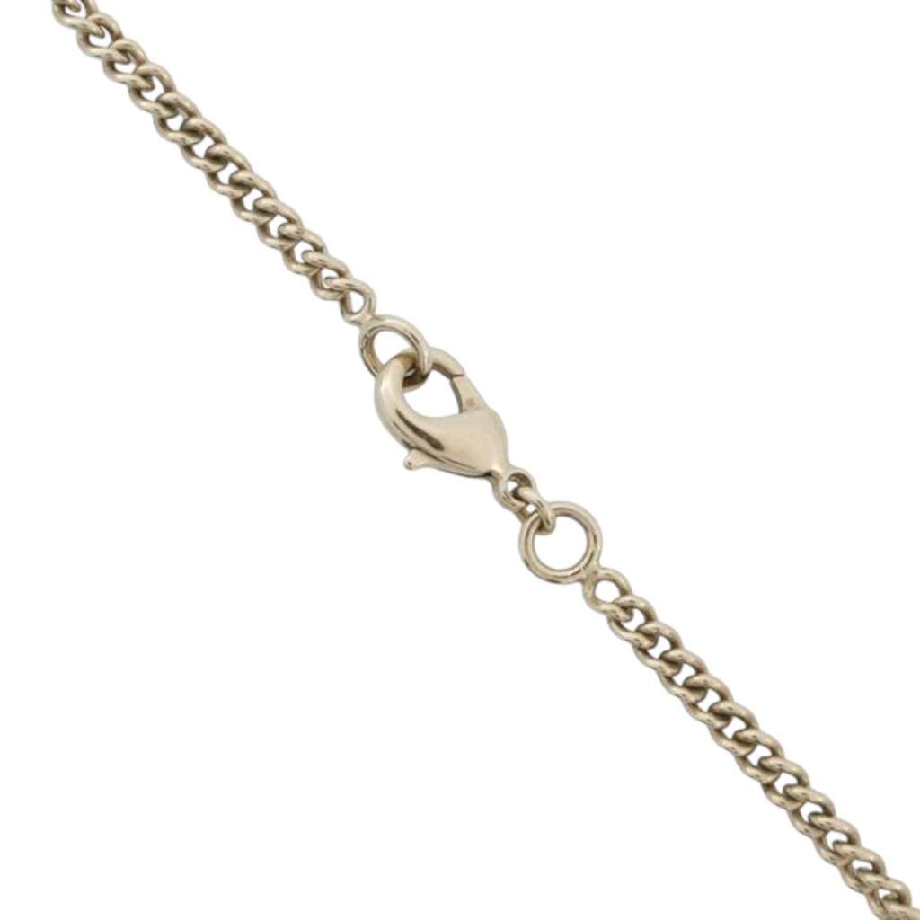 Chanel Gold Plated Faux Pearls and Crystals CC Pendant Necklace - Detail 1